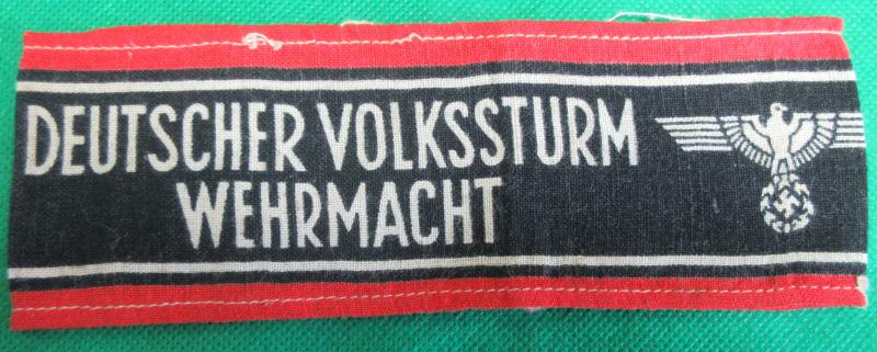 DEUTSCHE VOLKSSTURM ARMBAND