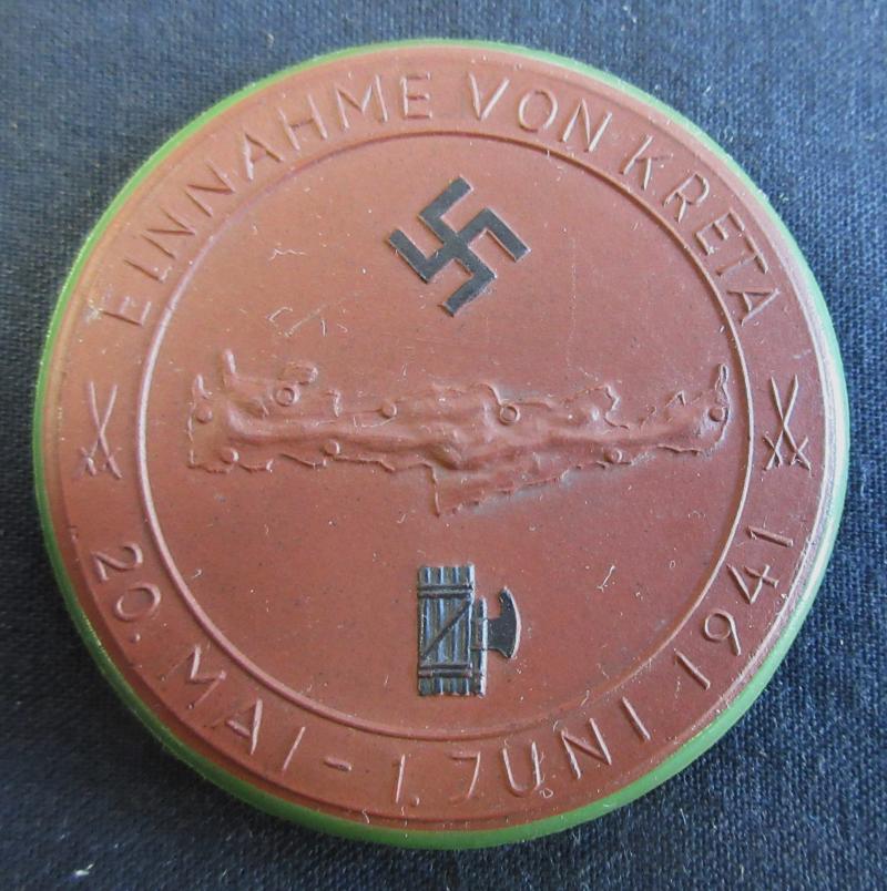 MEISSEN FALLSCHIRMJAGER MEDAL/MEDALLION