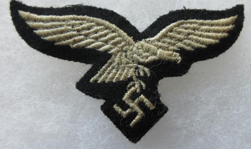 LUFTWAFFE CAP EAGLE, (Black Backing)