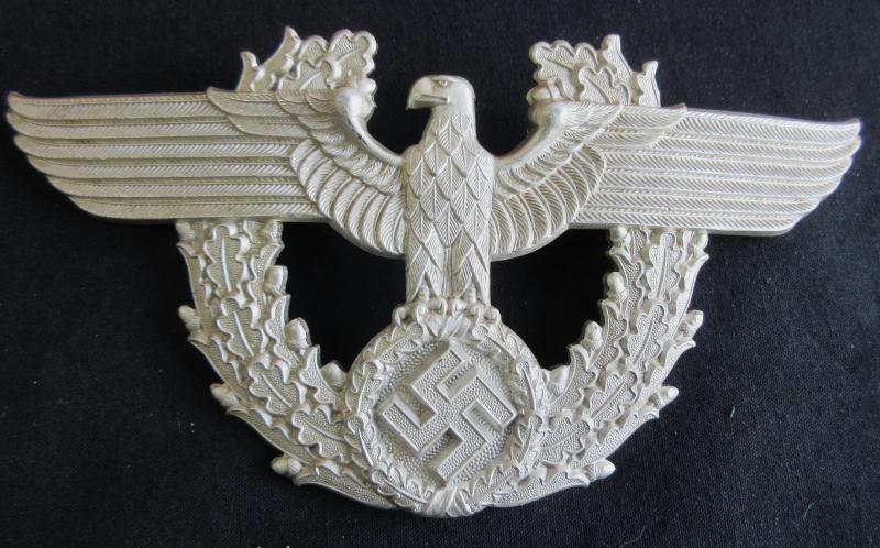 GERMAN POLICE SHAKO HELMET EAGLE