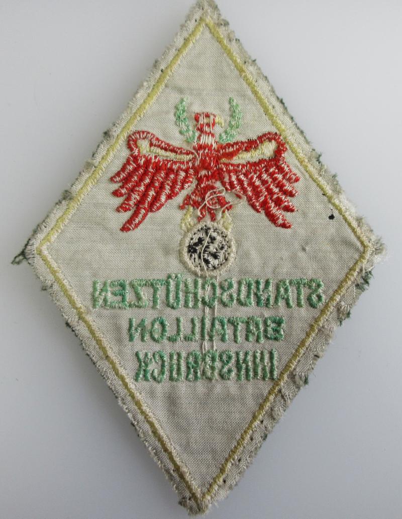 STANDSCHUTZEN BATTALION SLEEVE PATCH INNSBRUCK