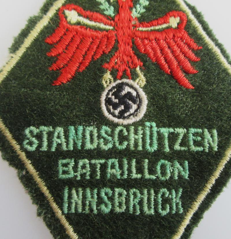 STANDSCHUTZEN BATTALION SLEEVE PATCH INNSBRUCK
