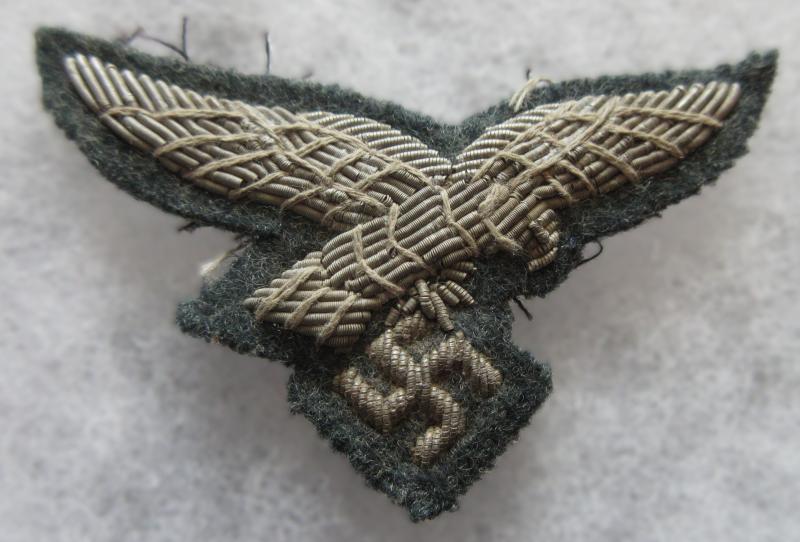 CAP REMOVED LUFTWAFFE OFFICERS CAP EAGLE
