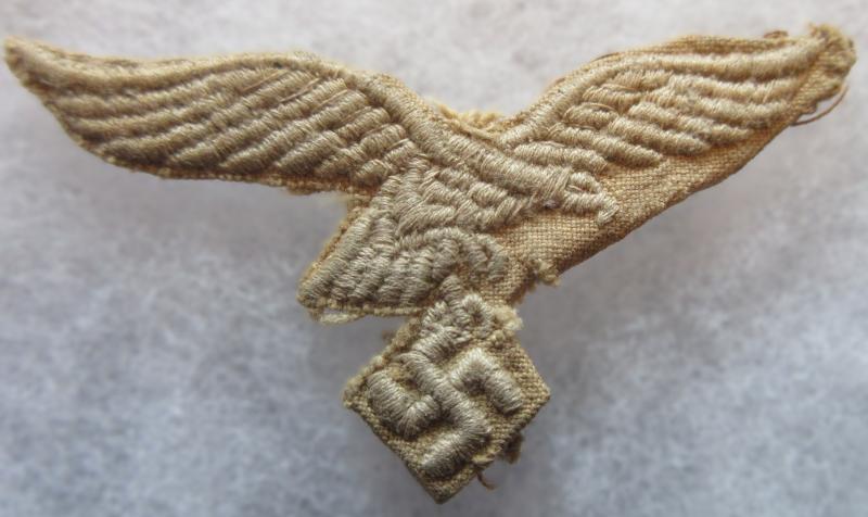 LUFTWAFFE AFRIKA KORPS/TROPICAL CAP REMOVED EAGLE