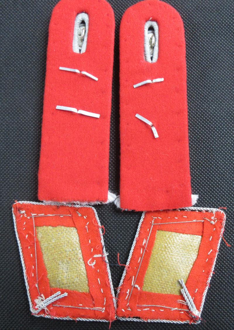 OFFICERS LUFTWAFFE FLAK/ARTILLERY TUNIC INSIGNIA SET