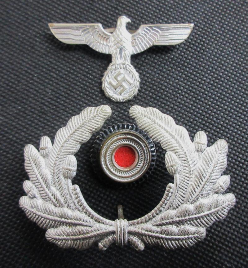 1ST PATTERN VISOR CAP EAGLE & COCKADE SET